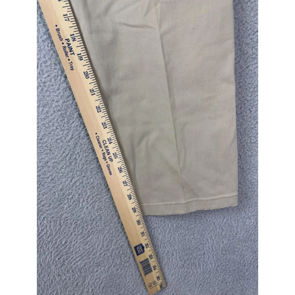 Lee Pants Mens 36x30 Beige Extreme Motion MVP Regular Straight Stretch Chino New